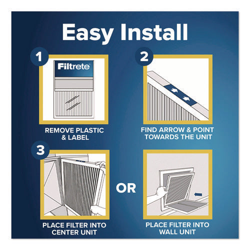 Image of Filtrete Allergen Defense Air Filter, 12 x 25, 4/Carton