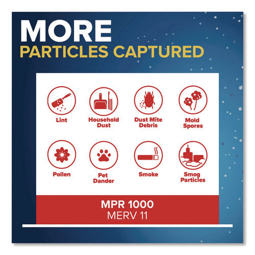 Image of Filtrete Allergen Defense Air Filter, 12 x 25, 4/Carton