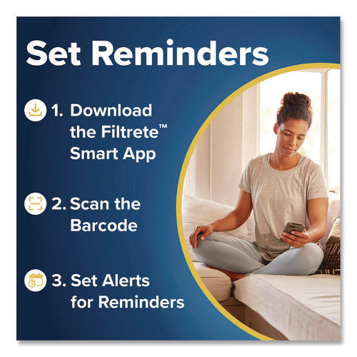 Image of Filtrete Allergen Defense Air Filter, 12 x 25, 4/Carton