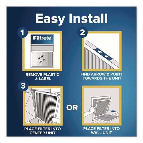 Image of Filtrete Allergen Defense Air Filter, 12 x 20, 4/Carton