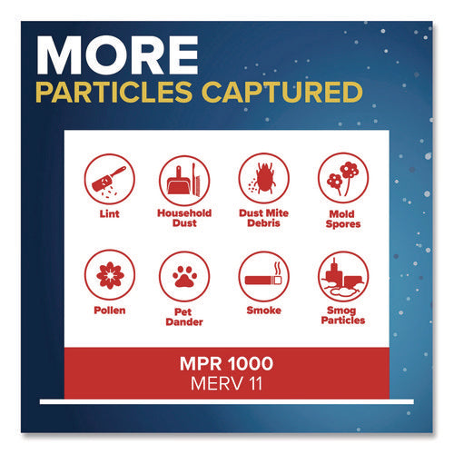 Image of Filtrete Allergen Defense Air Filter, 12 x 20, 4/Carton