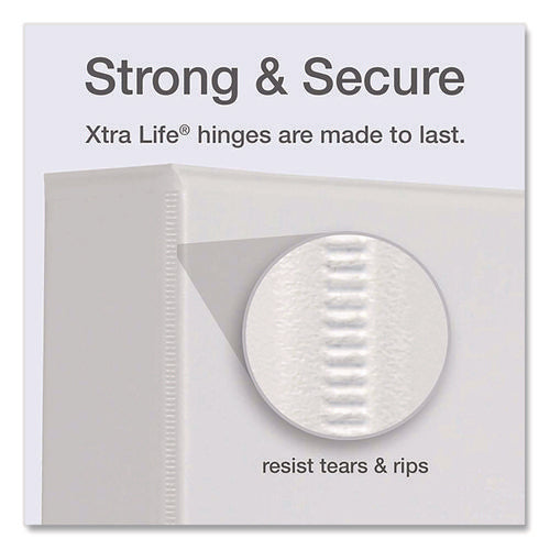 Image of Cardinal® Premier Easy Open Clearvue Locking Slant-D Ring Binder, 3 Rings, 1.5" Capacity, 11 X 8.5, White