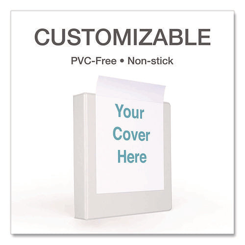 Image of Cardinal® Premier Easy Open Clearvue Locking Slant-D Ring Binder, 3 Rings, 1.5" Capacity, 11 X 8.5, White