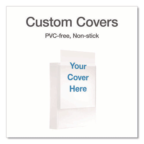 Image of Cardinal® XtraLife ClearVue Non-Stick Slant-D Ring Binder, 3 Rings, 1.5" Capacity, 11 x 8.5, White