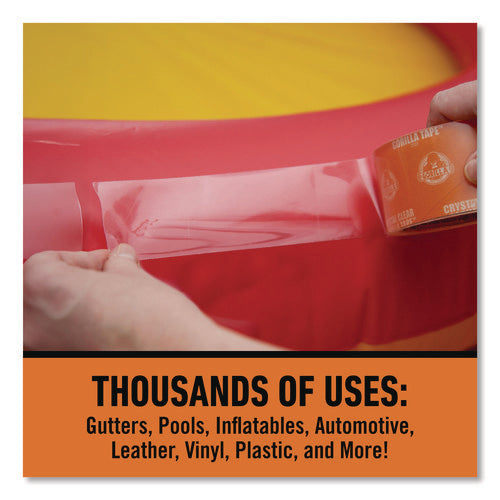 Image of Gorilla® Crystal Clear Tape, 3" Core, 1.88" x 18 yds