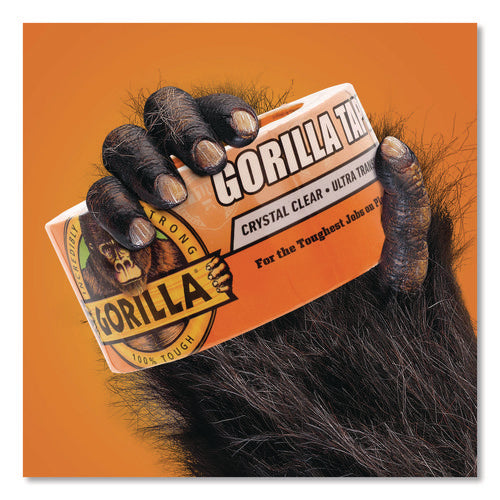 Image of Gorilla® Crystal Clear Tape, 3" Core, 1.88" x 18 yds