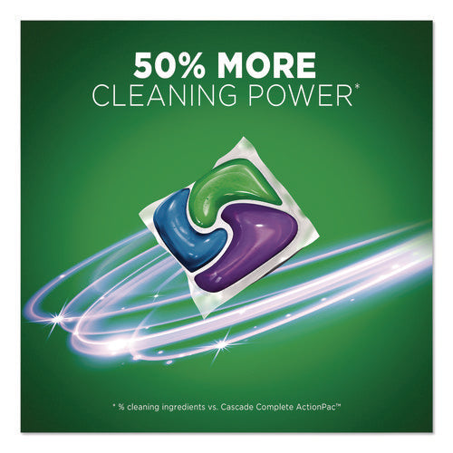 Image of Cascade® ActionPacs, Fresh Scent, 38.6 oz Tub, 74/Pack