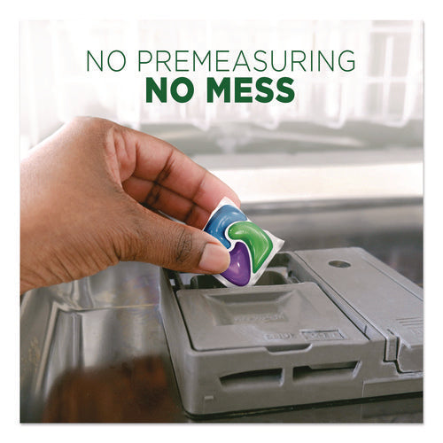 Image of Cascade® ActionPacs, Fresh Scent, 38.6 oz Tub, 74/Pack