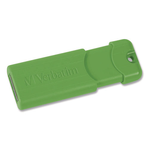 Image of Verbatim® PinStripe USB 3.2 Flash Drive, 16 GB, Blue/Green/Red, 3/Pack