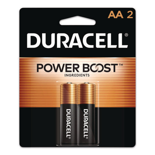 Image of Duracell® Power Boost CopperTop Alkaline AA Batteries, 2/Pack