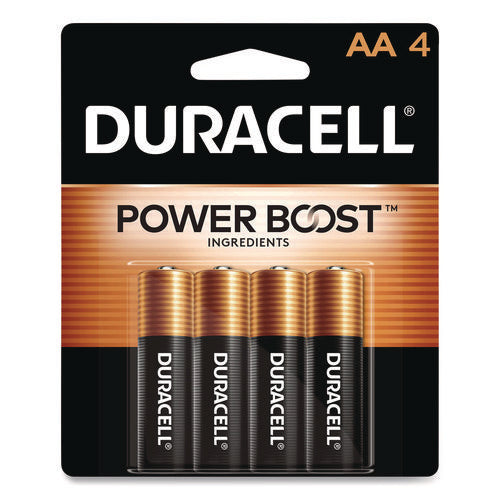 Image of Duracell® Power Boost CopperTop Alkaline AA Batteries, 224/Carton