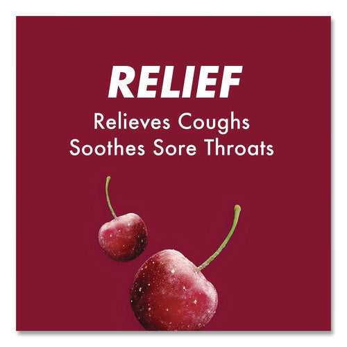 Image of HALLS Relief Menthol Cough Suppressant - Oral Anesthetic, Cherry, 30/Pack