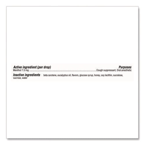 Image of HALLS Relief Menthol cough Suppressant - Oral Anesthetic, Honey Lemon, 30/Pack