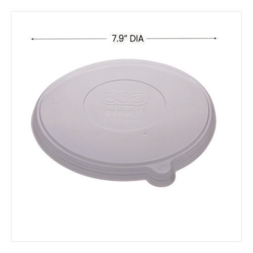 Image of Eco-Products® Worldview 100 Percent Recycled Content Lid, 7.93" Diameter x 0.6" h, Clear, 400/Carton
