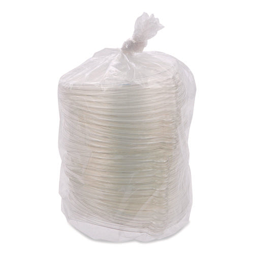 Image of Eco-Products® Worldview 100 Percent Recycled Content Lid, 7.93" Diameter x 0.6" h, Clear, 400/Carton