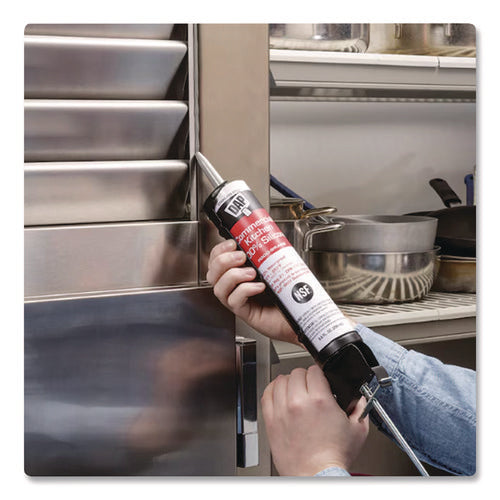 Image of DAP® Commercial Kitchen Silicone Sealant, 9.8 oz Tube, White