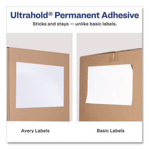 Image of Avery® Shipping Labels With Trueblock Technology, Inkjet Printers, 5.06 X 7.62, White, 25 Sheets/pack