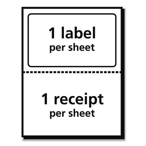 Image of Avery® Shipping Labels With Trueblock Technology, Inkjet Printers, 5.06 X 7.62, White, 25 Sheets/pack