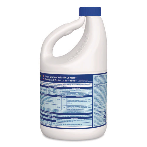 Image of Clorox® Concentrated Regular Disinfecting Bleach, 81 oz Bottle, 6/Carton