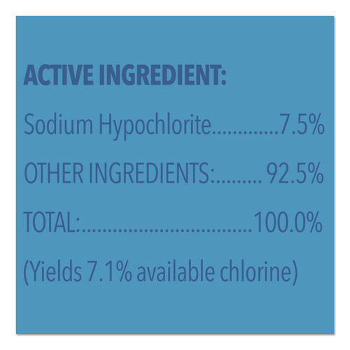 Image of Clorox® Concentrated Regular Disinfecting Bleach, 81 oz Bottle, 6/Carton