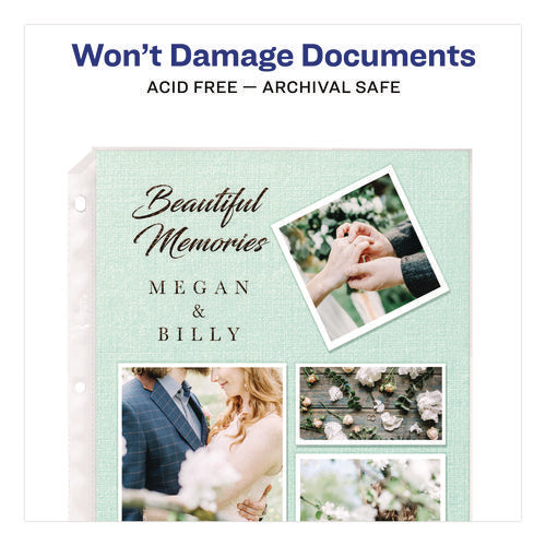 Image of Avery® Top-Load Sheet Protector, Economy Gauge, Letter, Semi-Clear, 100/box