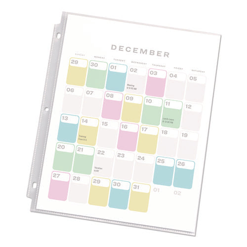 Image of Avery® Top-Load Sheet Protector, Economy Gauge, Letter, Semi-Clear, 100/box