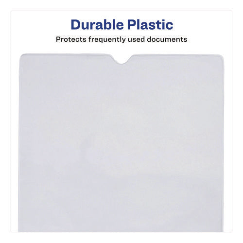 Image of Avery® Top-Load Clear Vinyl Envelopes W/thumb Notch, 4 X 6, Clear, 10/pack