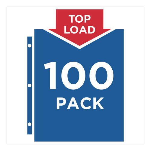 Image of Avery® Top-Load Sheet Protector, Economy Gauge, Letter, Semi-Clear, 100/box