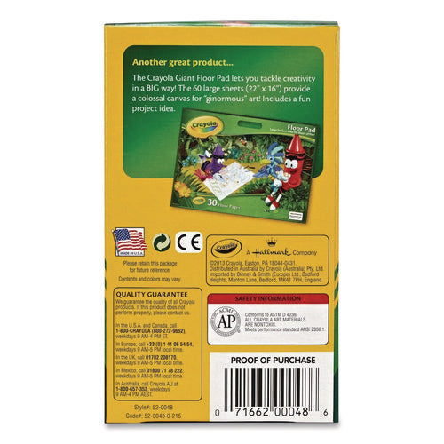 Image of Crayola® Classic Color Crayons in Flip Top Box with Tiered Sleeves, 48 Colors/Box