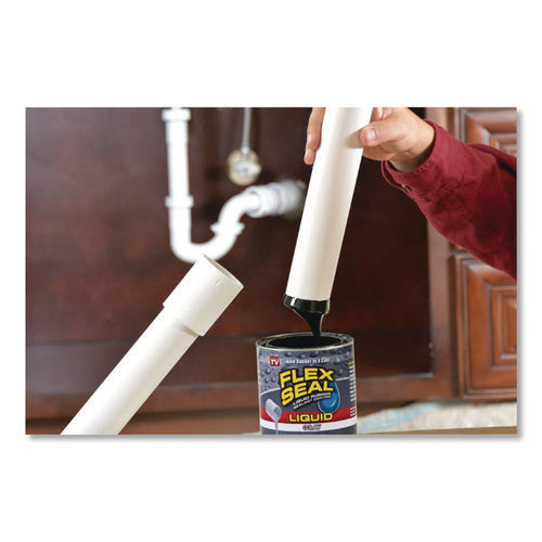 Image of Flex Seal Liquid Rubber, 32 Oz Can, Black