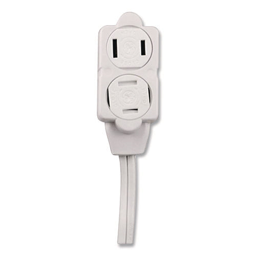 Image of GE Indoor Extension Cord, 15 Ft, 13 A, White