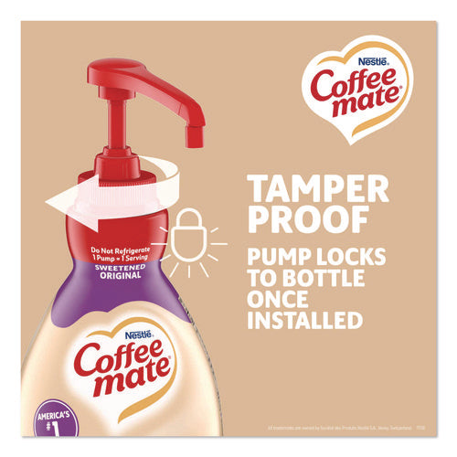 Image of Coffee mate® Liquid Coffee Creamer, Sweetened Original, 1.5 L Pump Bottle