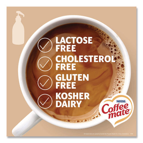 Image of Coffee mate® Liquid Coffee Creamer, Sweetened Original, 1.5 L Pump Bottle, 2/Carton