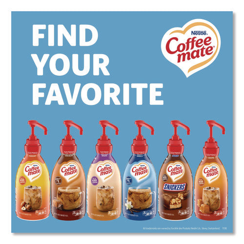 Image of Coffee mate® Liquid Coffee Creamer, French Vanilla, 1.5 L Pump Bottle, 2/Carton