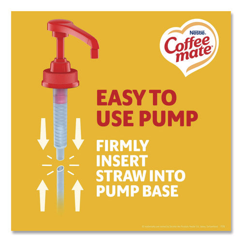 Image of Coffee mate® Liquid Coffee Creamer, Hazelnut, 1.5 L Pump Bottle, 2/Carton