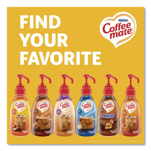 Image of Coffee mate® Liquid Coffee Creamer, Hazelnut, 1.5 L Pump Bottle, 2/Carton