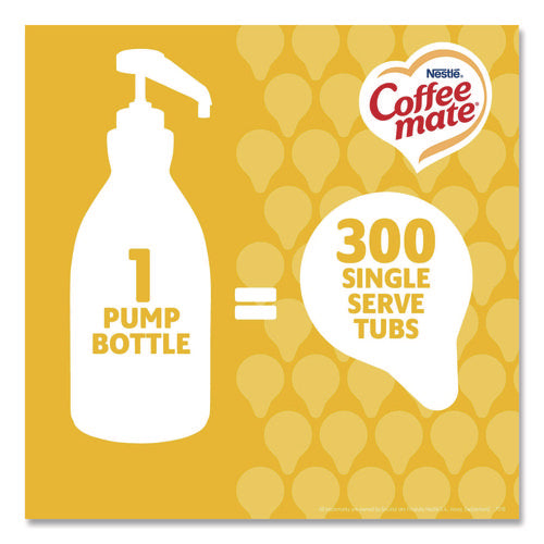 Image of Coffee mate® Liquid Coffee Creamer, Hazelnut, 1.5 L Pump Bottle, 2/Carton