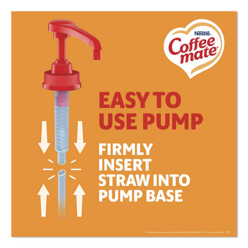 Image of Coffee mate® Liquid Creamer Pump Bottle, Caramel, 50.7 oz Pump Bottle, 2/Carton