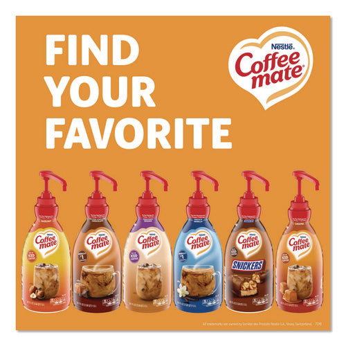 Image of Coffee mate® Liquid Creamer Pump Bottle, Caramel, 50.7 oz Pump Bottle, 2/Carton