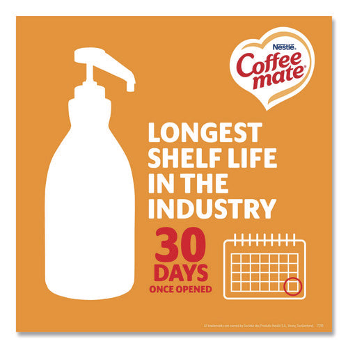 Image of Coffee mate® Liquid Creamer Pump Bottle, Caramel, 50.7 oz Pump Bottle