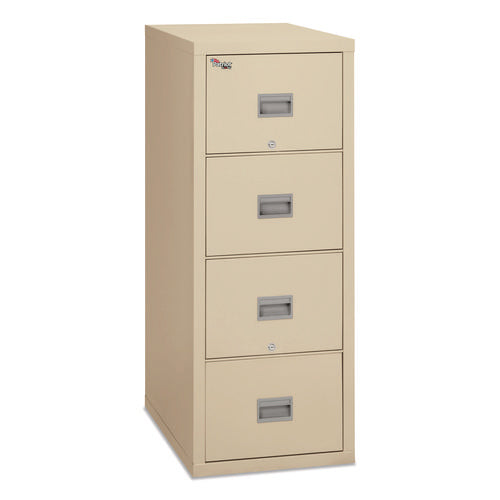 Image of FireKing® Patriot By Fireking Insulated Fire File, 1-Hour Fire Protection, 4 Legal/letter File Drawers, Parchment, 17.75 X 25 X 52.75