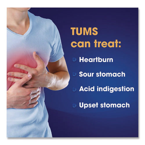 Image of Lil' Drugstore® TUMS Antacid Chewy Bites, 2 Tablets/Pouch, 25 Pouches/Box
