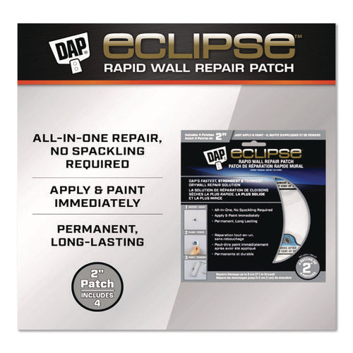 Image of DAP® Eclipse Rapid Wall Repair Patch, 4", White