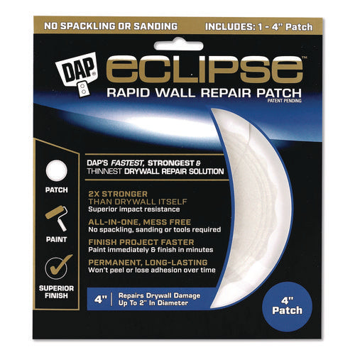 Image of DAP® Eclipse Rapid Wall Repair Patch, 4", White