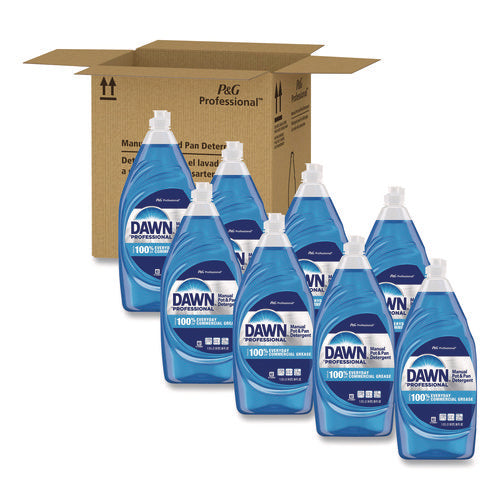 Image of Dawn® Professional Manual Pot/pan Dish Detergent, 38 Oz Bottle, 8/carton