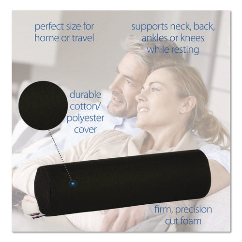 Image of Core Products® Foam Roll Positioning Pillow, Standard, 13.5 X 3.75, Black