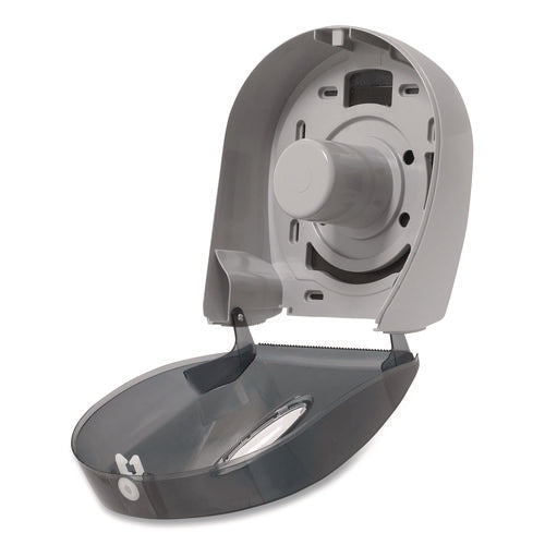 Image of Georgia Pacific® Professional Jumbo Jr. Bathroom Tissue Dispenser, Single Roll, 10.6 x 5.4 x 11.3, Translucent Smoke