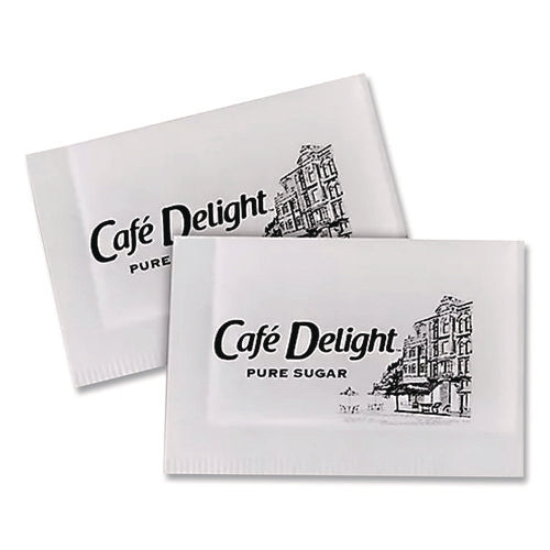 Image of Cafe Delight Pure Sugar, 0.1 oz Packet, 100/Box
