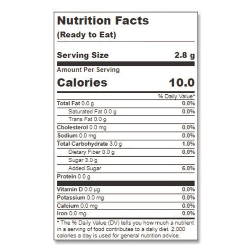 Image of Cafe Delight Pure Sugar, 0.1 oz Packet, 100/Box