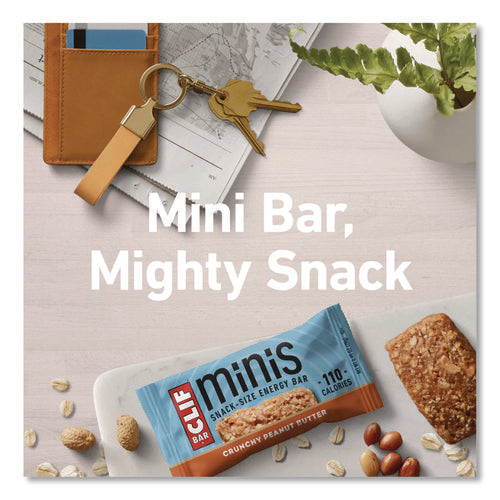 Image of CLIF® Bar Energy Bar, Mini Crunchy Peanut Butter, 0.99 Oz Bar, 20/box